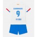 Barcelona Robert Lewandowski #9 Babykleding Uitshirt Kinderen 2023-24 Korte Mouwen (+ korte broeken)